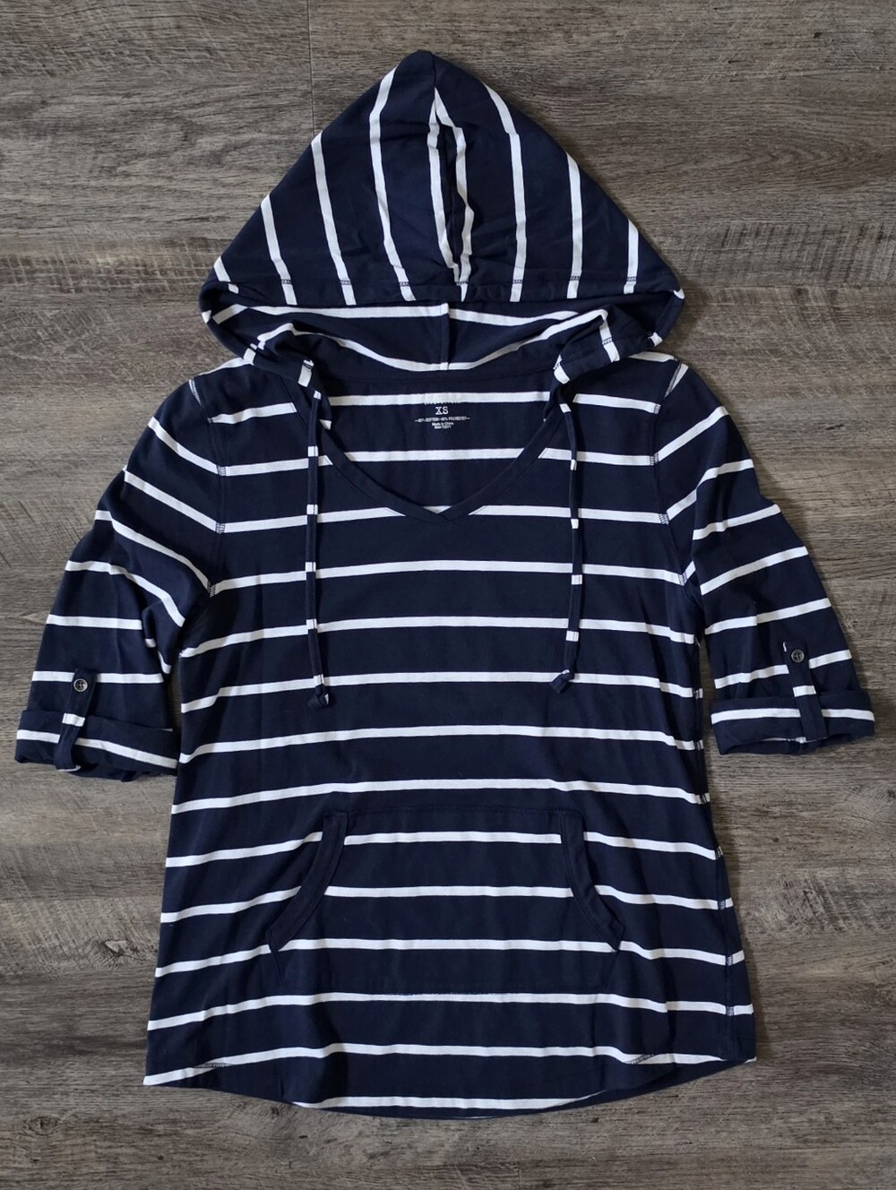 New Women's Striped Hoodie